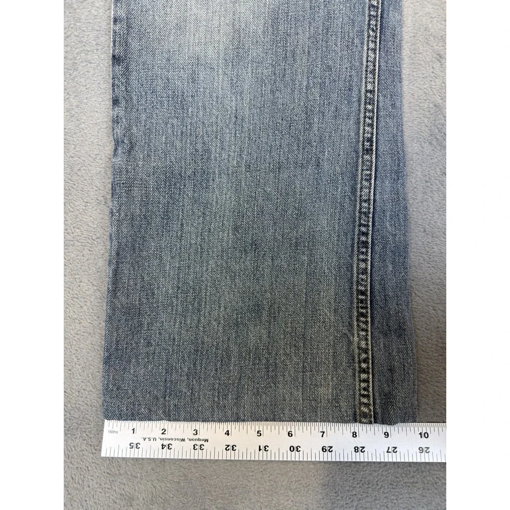 Banana Republic Jeans Mens 35x34 Blue Light Wash Bootcut‎ Regular Mid Rise